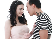 白虎少女主动掰穴被男友舔弄刺激高潮插入鸡巴