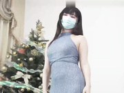 娜娜小甜猫-高筒襪加高跟鞋加修身開衩旗袍