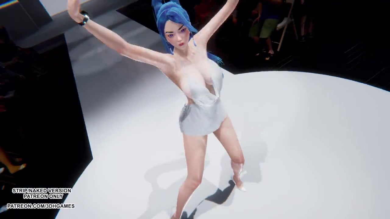 [MMD] AOA - Miniskirt Hot Kpop Dance Ahri Seraphine Kaisa Evelyn League Of Legends KD