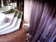 情趣酒店水滴摄像头TP胖哥带着逼毛很浓密性感的情人开房啪啪