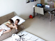 家庭攝像頭黑客破解拍攝到的紋身哥沙發地上來回輪流狠插性感騷貨女友 太猛了逼癮很大 720P高清原版