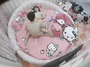 8.水滴摄像头拍考完试的情侣 大机8在下面插 女的还自已摸奶