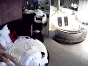 稀有私享台精选 情侣开房 排骨男友成公狗 扛起双腿往里怼 十分有劲