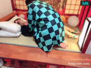 台湾SWAG达人『弥荳子』与炭治郎の私夜生活看美美弥荳子私下如何褪去和服做最害羞的事情