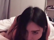 国产TS系列李亚美骚气的坐骑大鸡巴 口活不错还能玩深喉