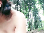 风骚小少妇户外让大哥后入爆草小屁股口交