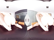 Hungry Sicilia feeding her pussy on dinner table